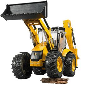 BRUDER-02454-Tractopelle-JCB-5CX-Jaune-0-1