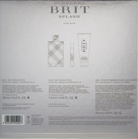 BURBERRY Coffret Brit Splash Spécial Fêtes pour homme BURBERRY Coffret Brit Splash Spécial Fêtes pour homme 3