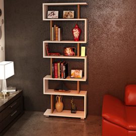 Bibliotheque-Etagere-murale-de-Rangement-Meuble-de-Rangement-BLOK-de-Alphamoebel-en-BlancBrun-3535-0