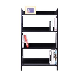 Bibliothque-meuble-armoire-de-rangement-4-tagres-aux-livres-noir-neuf-12-0-1