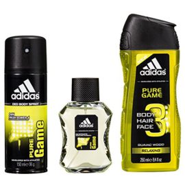 Coffret Homme Adidas PURE GAME – After shave, gel douche, deodorant body spray Coffret Homme Adidas PURE GAME – After shave, gel douche, deodorant body spray 3