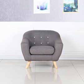 Fauteuil scandinave 1 place gris – Ystad Fauteuil scandinave 1 place gris – Ystad