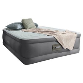 Intex PremAire Matelas technologie Fiber Tech, nouvelle pompe électrique intégrée avec Panneau données et port USB à deux places, PVC, gris, à une place et demie, 137 x 191 x 46 cm Intex PremAire Matelas technologie Fiber Tech, nouvelle pompe électrique intégrée avec Panneau données et port USB à deux places, PVC, gris, à une place et demie, 137 x 191 x 46 cm 3