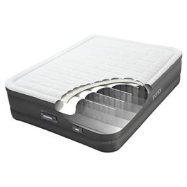 Intex PremAire Matelas technologie Fiber Tech, nouvelle pompe électrique intégrée avec Panneau données et port USB à deux places, PVC, gris, à une place et demie, 137 x 191 x 46 cm Intex PremAire Matelas technologie Fiber Tech, nouvelle pompe électrique intégrée avec Panneau données et port USB à deux places, PVC, gris, à une place et demie, 137 x 191 x 46 cm 4