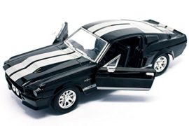 Lucky-Diecast-124-Ford-Shelby-Mustang-GT-500-1967-noir-GT500-modle-de-voiture-0-0