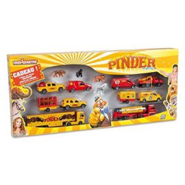 Majorette- 212051700- Coffret Cadeau Pinder, 10 véhicules die-cast, 4 animaux Majorette- 212051700- Coffret Cadeau Pinder, 10 véhicules die-cast, 4 animaux