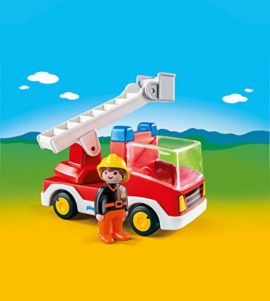 Playmobil-123-6967-Camion-de-pompier-avec-chelle-pivotante-0-0