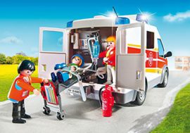 Playmobil-6685-Ambulance-avec-gyrophare-et-sirne-0-1