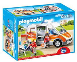 Playmobil-6685-Ambulance-avec-gyrophare-et-sirne-0