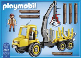 Playmobil-6813-Porteur-avec-Bucheron-0-0