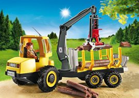 Playmobil-6813-Porteur-avec-Bucheron-0-1