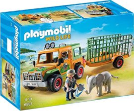 Playmobil-6937-Vhicule-avec-lphanteau-et-soigneurs-0