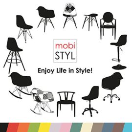 Promo 1 x Fauteuil Bureau Roulettes Design Reglable hauteur Pivotant assise Mobistyl® DAO-M1 Promo 1 x Fauteuil Bureau Roulettes Design Reglable hauteur Pivotant assise Mobistyl® DAO-M1