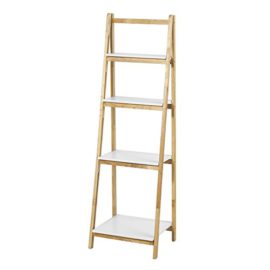 Promotion-11-Sobuy-FRG162-N-Bibliothque-tagre-pliable-style-chelle-avec-4-niveaux-de-rangement-0