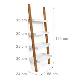 Relaxdays-tagre-chelle-escalier-BAMBOO-bambou-4-tablettes-tages-HxlxP-144-x-56-x-34-cm-salle-de-bain-chambre-sjour-couloir-blanc-nature-0-1