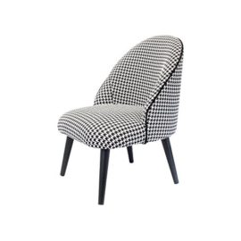 THE-HOME-DECO-FACTORY-HD3600-LIVERPOOL-Fauteuil-PU-NoirBlanc-50-x-5650-x-7250-cm-0