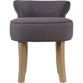 Tabouret-Pouf-avec-dossier-LIN-et-COTON-coloris-GRIS-Souris-0-0