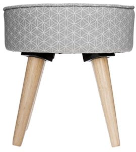 Tabouret-Pouf-rond-Esprit-scandinave-Coloris-GRIS-TAUPE-et-BLANC-0-0