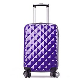 Valise cabine 55 cm ABS bagage cabine rigide 4 roues avion ryanair 4 couleurs 40L Valise cabine 55 cm ABS bagage cabine rigide 4 roues avion ryanair 4 couleurs 40L 6