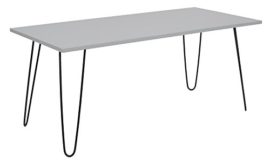 ts-ideen Design Table basse Salon Table d’appoint MDF – Bois en gris 107 x 49,5 cm ts-ideen Design Table basse Salon Table d’appoint MDF – Bois en gris 107 x 49,5 cm