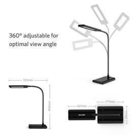 BESTEK Lampe de Bureau LED Lampe de Chevet Tactile et Flexible, 4 Modes et 4 Intensités de Lumière, 5W BESTEK Lampe de Bureau LED Lampe de Chevet Tactile et Flexible, 4 Modes et 4 Intensités de Lumière, 5W 3