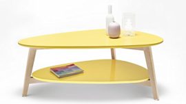 Bobochic – Table basse Scandinave – Jaune Bobochic – Table basse Scandinave – Jaune