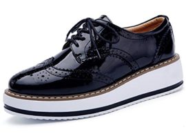 DADAWEN-Brogues-FemmesChaussures-de-Ville–Lacets-Derbies-Baskets-Cuir-Plateforme-0-1