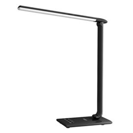 ELINKUME desk lamp light foldable LED table with touch control of 5 levels of adjustable brightness of the color temperature and timer, 5V / 1 USB Port A, 7W (green) ELINKUME desk lamp light foldable LED table with touch control of 5 levels of adjustable brightness of the color temperature and timer, 5V / 1 USB Port A, 7W (green)