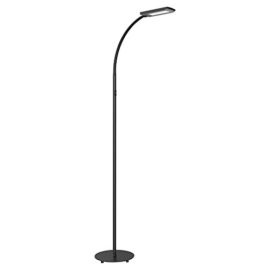 HOMMINI-LED-Lampadaire-de-solLampadaire-tactile-sur-pied-5-niveaux-de-luminosit-12W-172cm-3-longueurs-adjustablesAluminium-AcierEfficace-pour-SalonChambrebureau-et-studio-Noir-0