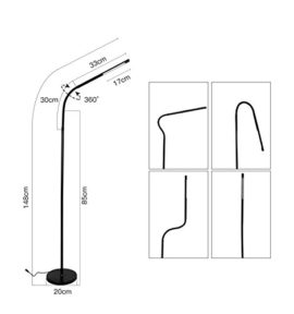 HaloOptronics-Rocket-1933-Lampadaire-LED-10W-quivaut–100W-Variation-Tactile-de-Luminosit-Lampe-LED-Lampe-de-Salon-Lampe-de-Chambre-Liseuse-Lampe-Design-Tout-En-Aluminium-Multi-Position-Rotatif-360-Mu-0-2