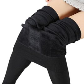 ILOVEDIY Femmes Hiver épaisse Toison Chaude Doublée Thermiques Leggings Pantalons extensibles ILOVEDIY Femmes Hiver épaisse Toison Chaude Doublée Thermiques Leggings Pantalons extensibles 3