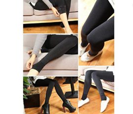 ILOVEDIY Femmes Hiver épaisse Toison Chaude Doublée Thermiques Leggings Pantalons extensibles ILOVEDIY Femmes Hiver épaisse Toison Chaude Doublée Thermiques Leggings Pantalons extensibles 4