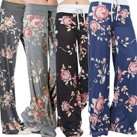 LAEMILIA-Pantalons-Femmes-Droit-Evase-Imprim-Floral-Cordon-Large-Jambes-Casual-Pantalons-Leggings-Jogging-Sport-0