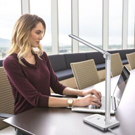 LE Lampe de Bureau LED, 7 Niveaux de luminosité avec 54 LEDs, Blanc Lumière du jour, Réglable, Contrôle Tactile, Lampe de table Pliable, Lampe de lecture, Lampe de chevet LE Lampe de Bureau LED, 7 Niveaux de luminosité avec 54 LEDs, Blanc Lumière du jour, Réglable, Contrôle Tactile, Lampe de table Pliable, Lampe de lecture, Lampe de chevet 6