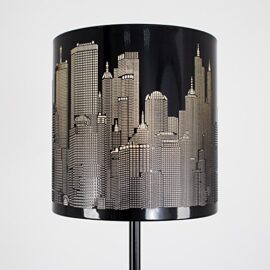 Lampadaire Moderne Gratte Ciel « NEW YORK ». Fini en Noir Brillant Lampadaire Moderne Gratte Ciel « NEW YORK ». Fini en Noir Brillant 6