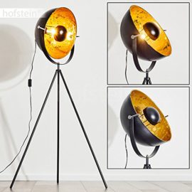 Lampadaire-trpied-Saturn-en-mtal-de-couleur-noir-dor-Luminaire-de-style-industriel-Projecteur-ambiance-cinma-Lampe-vintage-avec-hauteur-rglable-0