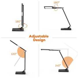 Lampe de Bureau à LED Métallique TaoTronics (5 Températures de Couleur x 6 Niveaux de Luminosité, Fonction Mémoire/ Favoris, Minuterie 60-Minutes, Mode Veilleuse) Lampe de Bureau à LED Métallique TaoTronics (5 Températures de Couleur x 6 Niveaux de Luminosité, Fonction Mémoire/ Favoris, Minuterie 60-Minutes, Mode Veilleuse) 5