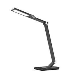 Lampe-de-Bureau–LED-Mtallique-TaoTronics-5-Tempratures-de-Couleur-x-6-Niveaux-de-Luminosit-Fonction-Mmoire-Favoris-Minuterie-60-Minutes-Mode-Veilleuse-0