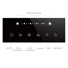 Lampe de Bureau à LED Métallique TaoTronics (5 Températures de Couleur x 6 Niveaux de Luminosité, Fonction Mémoire/ Favoris, Minuterie 60-Minutes, Mode Veilleuse) Lampe de Bureau à LED Métallique TaoTronics (5 Températures de Couleur x 6 Niveaux de Luminosité, Fonction Mémoire/ Favoris, Minuterie 60-Minutes, Mode Veilleuse) 6