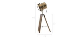 Lampe-projecteur-design-vintage-et-rtro-en-mtal-style-cuivre-et-trpied-en-bois-0-3