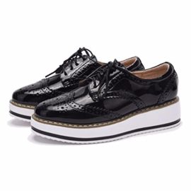 Moonwalker-Chaussures-de-Ville-Femme–Lacets-en-Cuir-Richelieu-Oxfords-de-Coin-0-3