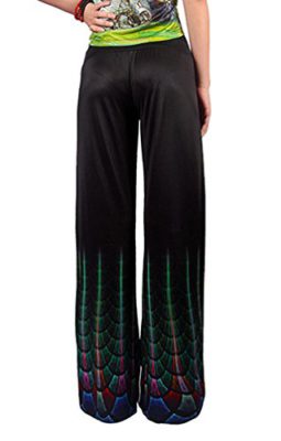 Niseng-Femmes-t-Imprim-Floral-Pantalon-Palazzo-Pantalon-Casual-Pantalon-Large-0-2