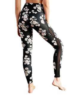 Smile YKK Legging Minceur Femme Pantalon Fleur Imprimé Yoga Fitness Gym Sport Casual Mode Smile YKK Legging Minceur Femme Pantalon Fleur Imprimé Yoga Fitness Gym Sport Casual Mode 3