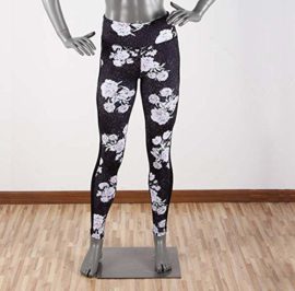 Smile-YKK-Legging-Minceur-Femme-Pantalon-Fleur-Imprim-Yoga-Fitness-Gym-Sport-Casual-Mode-0-2