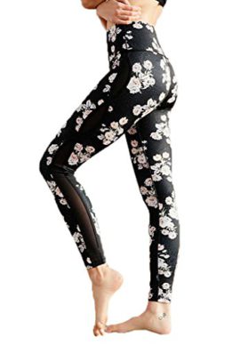 Smile-YKK-Legging-Minceur-Femme-Pantalon-Fleur-Imprim-Yoga-Fitness-Gym-Sport-Casual-Mode-0