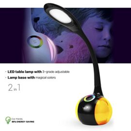 WILIT® HZ T3 5W tableau dimmable lampe / lampe atmosphère LED avec col de cygne, champ tactile pour la lumière de couleur et 3 niveaux de luminosité,confortable pour les yeux, noir WILIT® HZ T3 5W tableau dimmable lampe / lampe atmosphère LED avec col de cygne, champ tactile pour la lumière de couleur et 3 niveaux de luminosité,confortable pour les yeux, noir 3