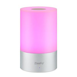 ZEEFO-Lampe-de-Table-Lampe-de-Chevet-avec-Luminosit-Rglable-LED-Lumire-de-Nuit-Chaude-Blanche--Dtecteur-Tactile-RGB-Couleur-Changeante-pour-Enfants-Bbs-GarderiePetit-0