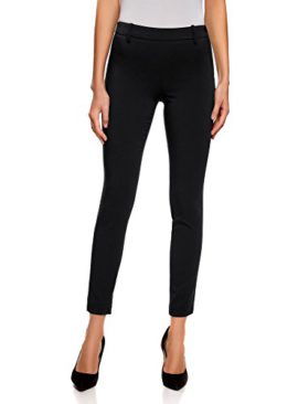 oodji Ultra Femme Pantalon Moulant avec Ceinture Élastique oodji Ultra Femme Pantalon Moulant avec Ceinture Élastique