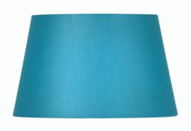 Oaks Lighting Abat-jour tambour en coton Turquoise 15,2 cm Oaks Lighting Abat-jour tambour en coton Turquoise 15,2 cm