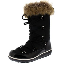 Polar Boot Femmes Fausse Fourrure Thermique Chaud Hiver Neige Pluie Imperméable Bottes A Genou Polar Boot Femmes Fausse Fourrure Thermique Chaud Hiver Neige Pluie Imperméable Bottes A Genou